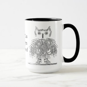 Office Supply Owl Funny Little Miss Organized Mug