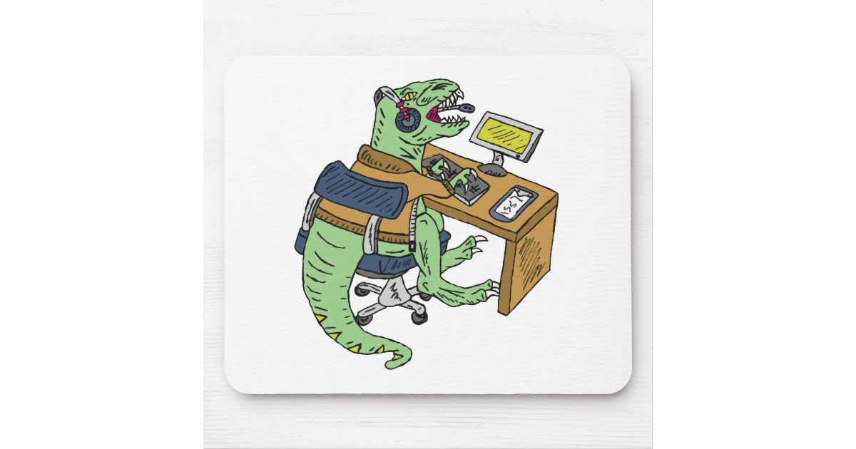 Office T-Rex Mouse Pad | Zazzle