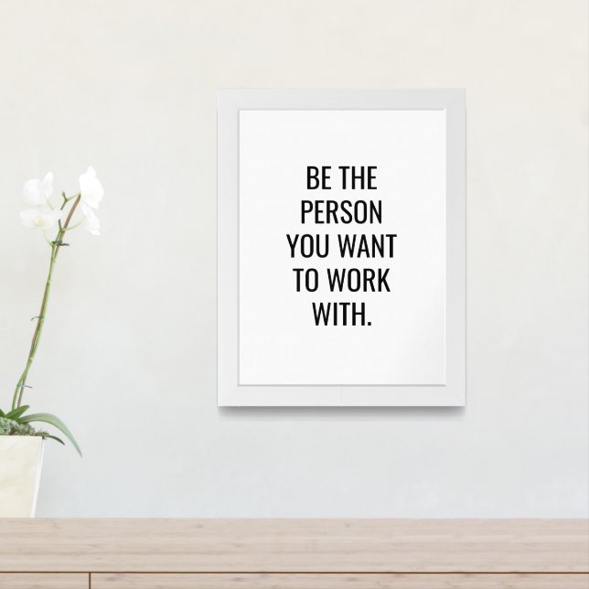 Office Teamwork Saying Motivation Quote Framed Art (Entryway)