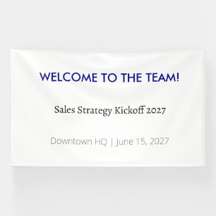 Office Vinyl Banner (Corporate Event)