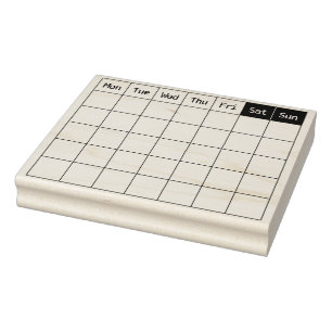 OFFICE WEEK FIVE ROW SELF-INKING STAMP