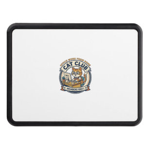 Office Work From Home Cat Cat Lover Gift - Office Hitch Cover