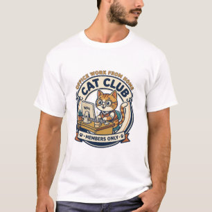 Office Work From Home Cat Cat Lover Gift - Office T-Shirt