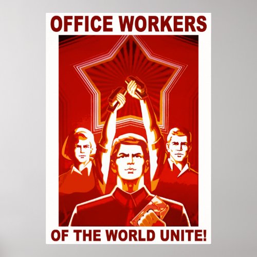 Office Workers Poster