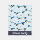 Officer add name police baby blanket