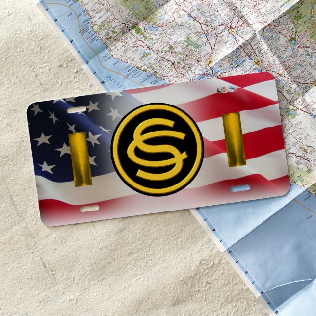 Officer Candidate School “Second Lieutenant”  Lice License Plate (In Situ)