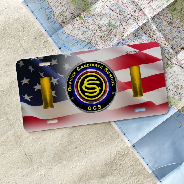 Officer Candidate School “Second Lieutenant”  License Plate (In Situ)