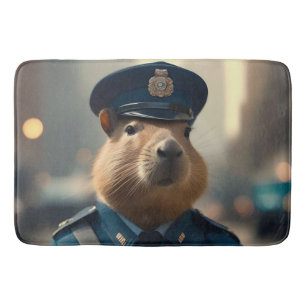 Officer Capybara: Keeping the Peace, Bath Mat