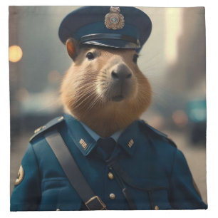 Officer Capybara: Keeping the Peace, Cloth Napkin