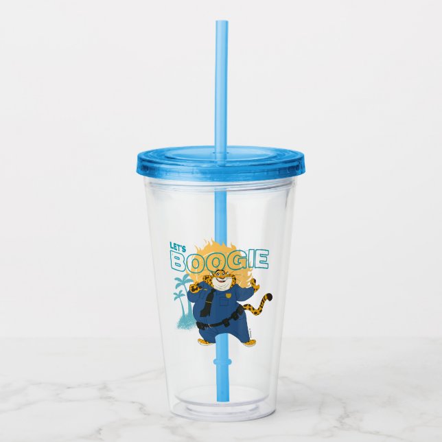 Officer Clawhauser - Let's Boogie Acrylic Tumbler (Front)