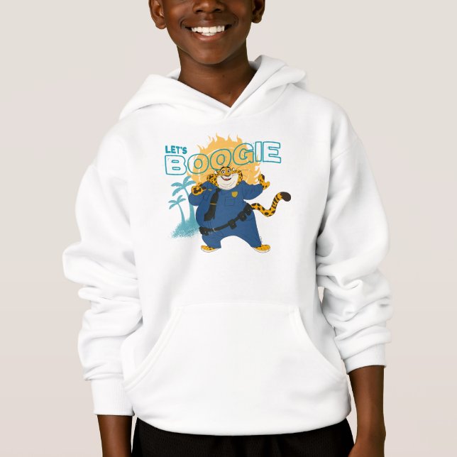 Officer Clawhauser - Let's Boogie Hoodie (Front)