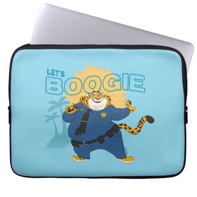 Officer Clawhauser - Let's Boogie Laptop Sleeve (Front)