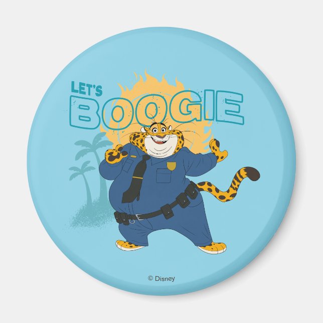 Officer Clawhauser - Let's Boogie Magnet (Front)