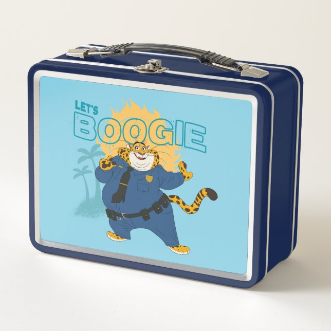 Officer Clawhauser - Let's Boogie Metal Lunch Box (Front)