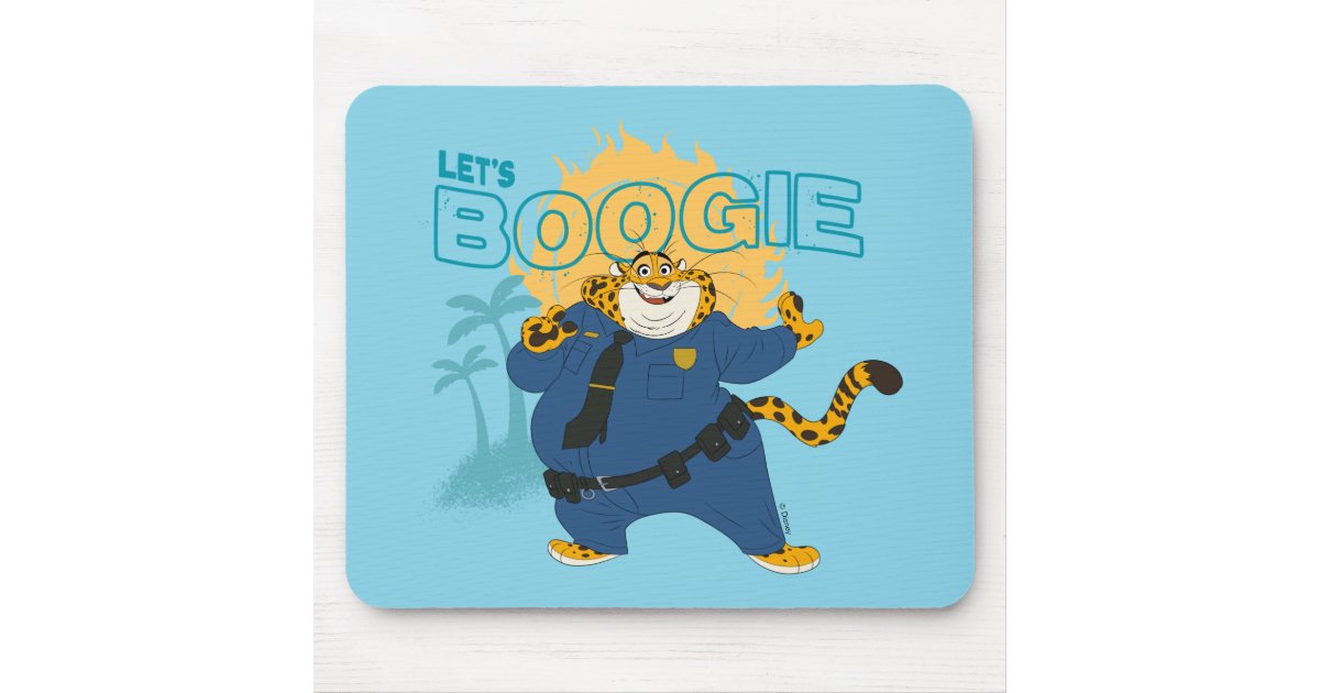 Boogie Rae Officer Clawhauser - Let's Boogie Mouse Pad | Zazzle