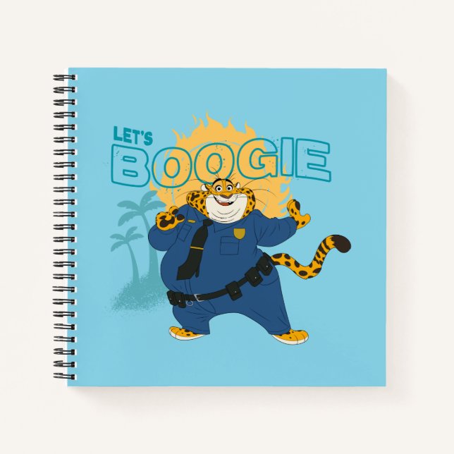 Officer Clawhauser - Let's Boogie Notebook (Front)