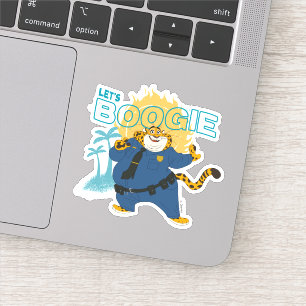 Officer Clawhauser - Let's Boogie Sticker