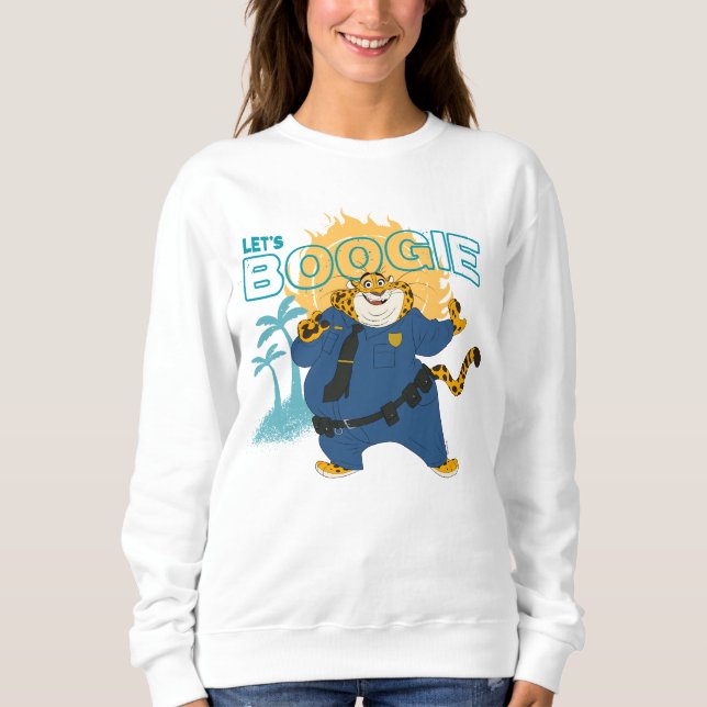 Officer Clawhauser - Let's Boogie Sweatshirt (Front)