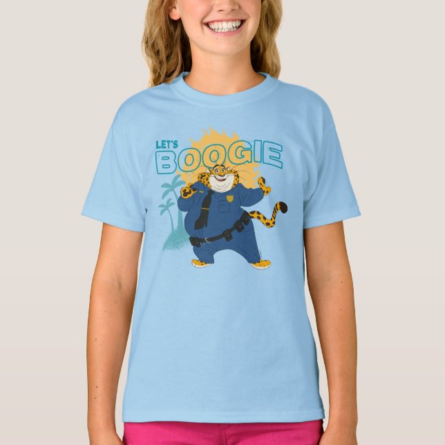 Officer Clawhauser - Let's Boogie T-Shirt (Front)