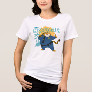 Officer Clawhauser - Let's Boogie Tri-Blend Shirt