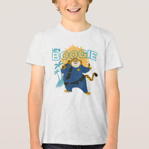 Officer Clawhauser - Let's Boogie Tri-Blend Shirt