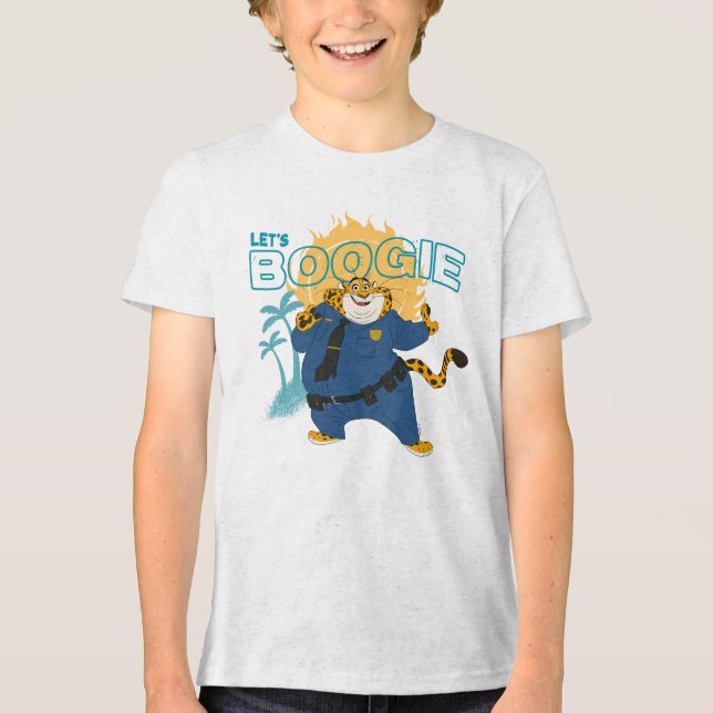 Officer Clawhauser - Let's Boogie Tri-Blend Shirt (Front)