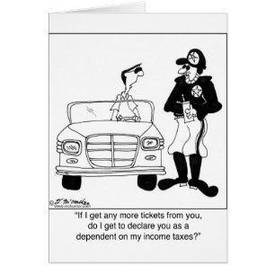 Officer declared as a dependent cards