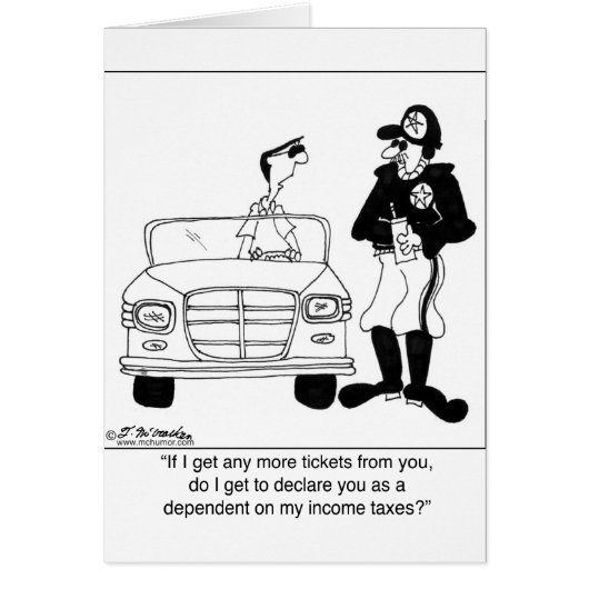 Officer declared as a dependent cards (Front)