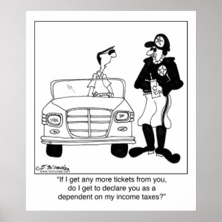 Officer declared as a dependent: poster