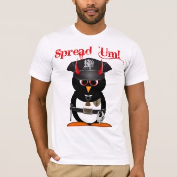 Officer Evil Penguin T-shirt by audrart at Zazzle