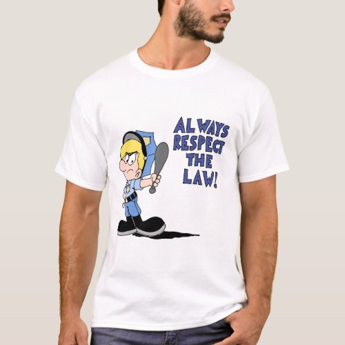 Officer Jacob Always Respect The Law T_Shirt