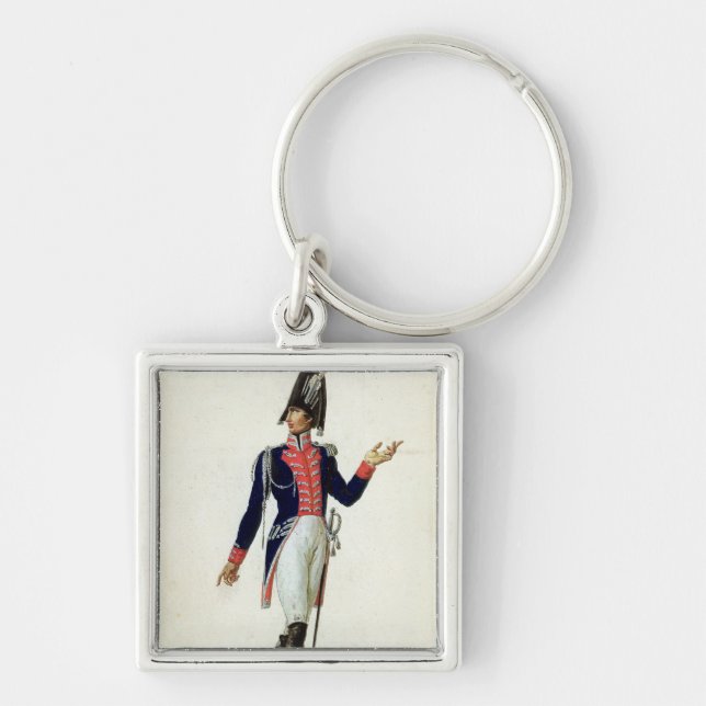 Officer of the Garde du Corps Keychain (Front)