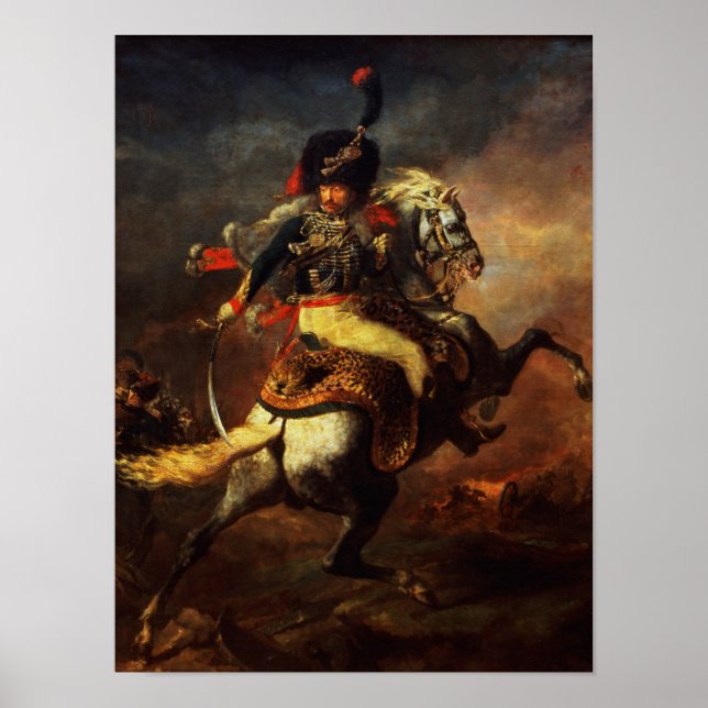 Officer of the Hussars, 1814 Poster (Front)