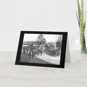 Officers and Men in Fort Stevens, DC 1865 Card