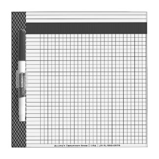 Office's Blank Chart Dry Erase Board