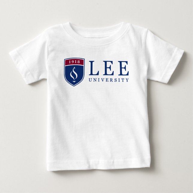 Official 1918 Lee University Shield Baby T-Shirt (Front)