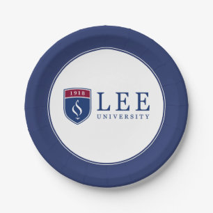 Official 1918 Lee University Shield Paper Plates