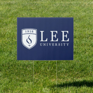 Official 1918 Lee University Shield Sign