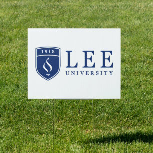 Official 1918 Lee University Shield Sign