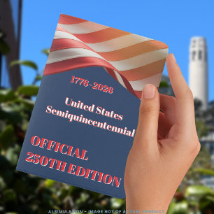 Official 250th Edition • Stars & Stripes Travel Passport Holder