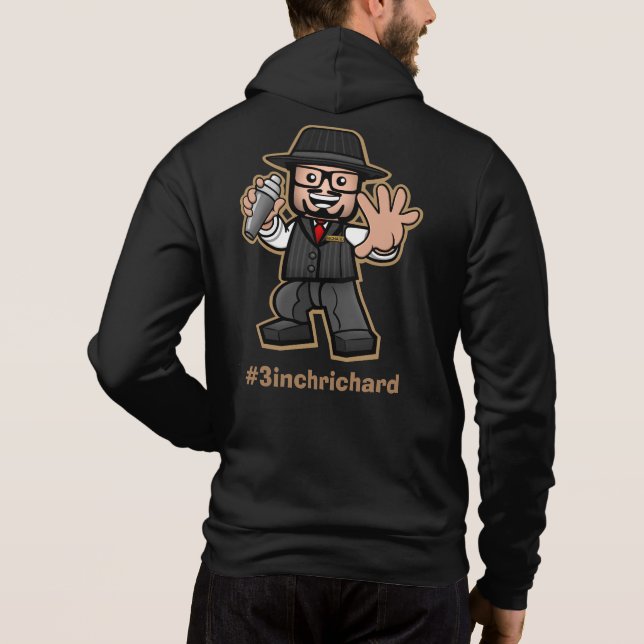 Official 3 inch Richard Hoodie! #3inchRichard Hoodie (Back)