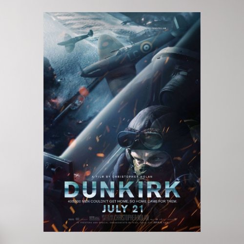 Official 3 Jack Lowden  DUNKIRK Poster