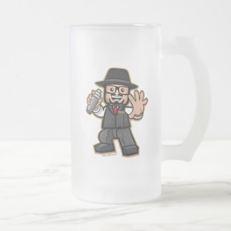 Official #3inchRichard Frosted Glass Beer Mug