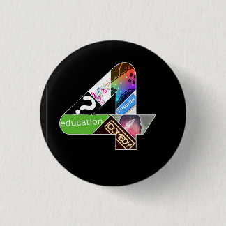 Official 4 EveryoneHD Logo Badge Button