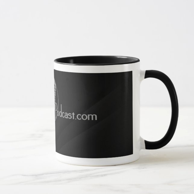 Official 9sensePodcast.com Classic Noir Ringer Mug (Right)