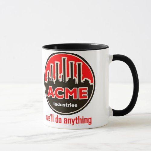 official acme industries coffee mug