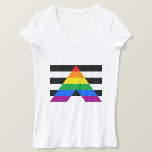 OFFICIAL ALLY FLAG T-Shirt (Design Front)