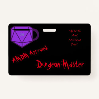 Official AMDM Dungeon Master Badge