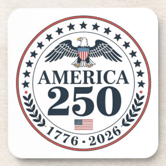 Official America 250th Anniversary Commemorative Beverage Coaster