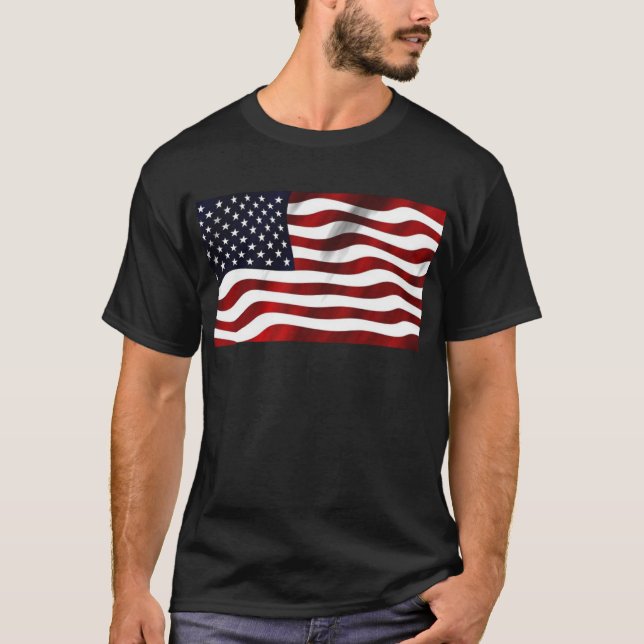 Official American USA Flag Collection Tee Premium (Front)
